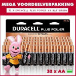 Duracell AA Plus Power 32-pack