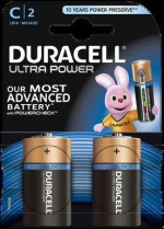Duracell C Ultra Power 2-pack